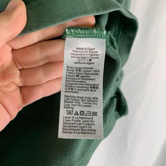 Crewcuts Sweater Boys Medium Green 1/4 Zip Long Sleeve 100% Cotton Pullover - Picture 5 of 6